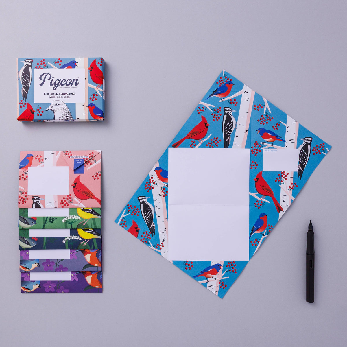 Carnival of Colour - Vikbart Brevset – Paket med 6 Brev