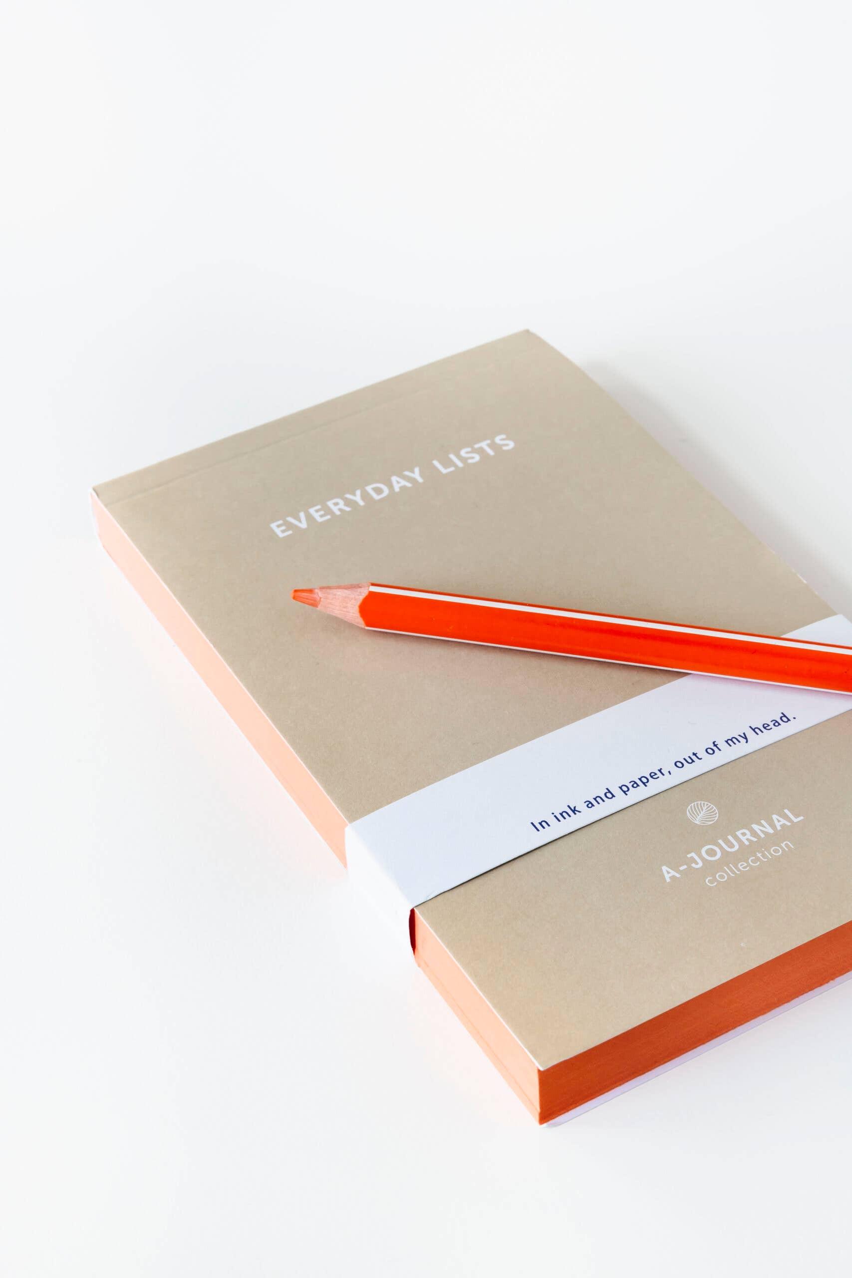 A- Journal | Every Day List | Beige