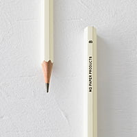 MD Pencil B – 6-pack vita blyertspennor
