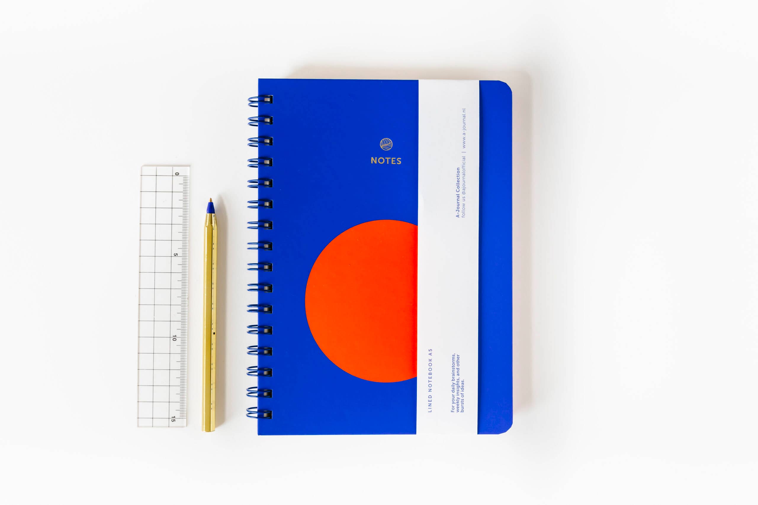 Anteckningsbok med spiralbindning | A-Journal Collection | Blå