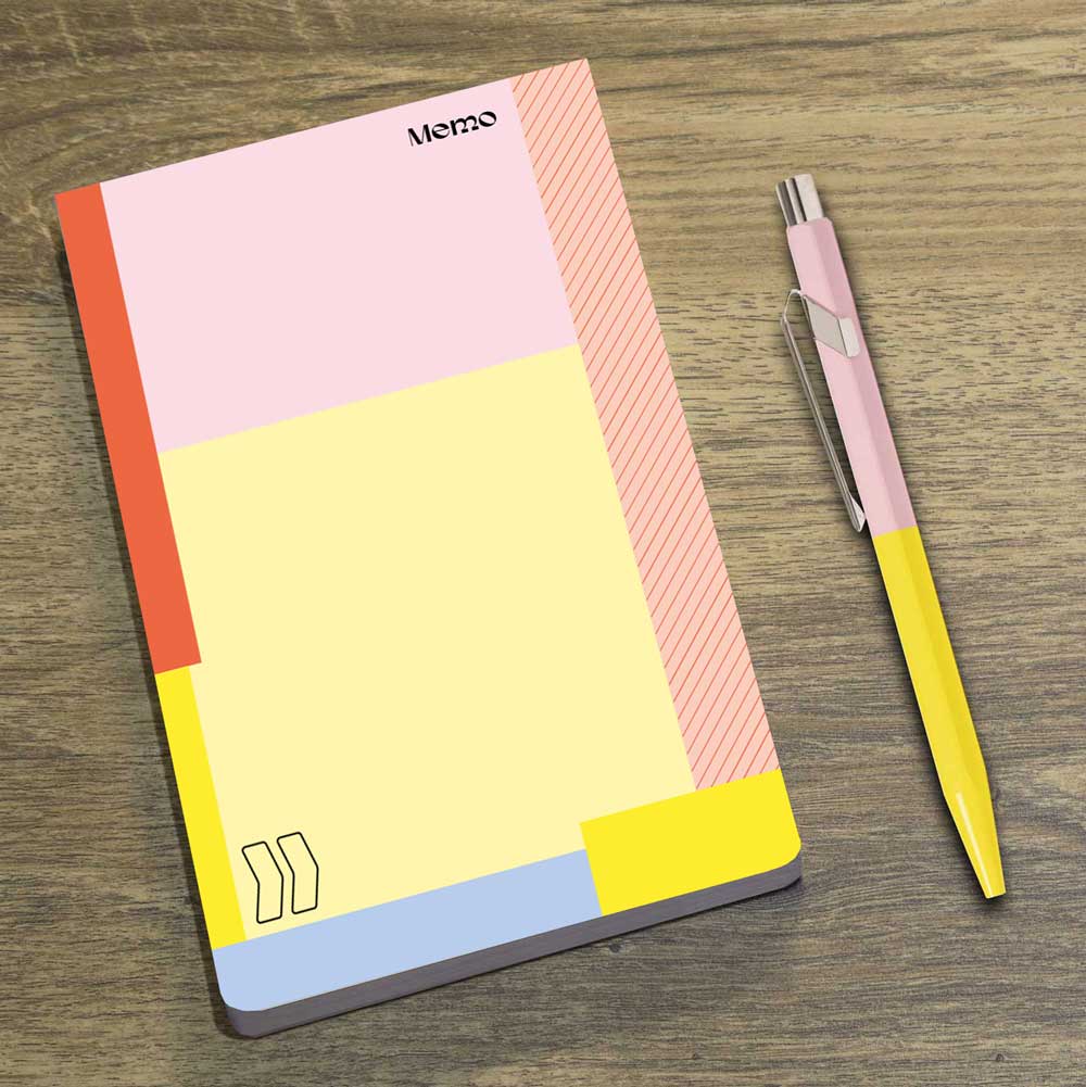 Grafiskt memoblock A6