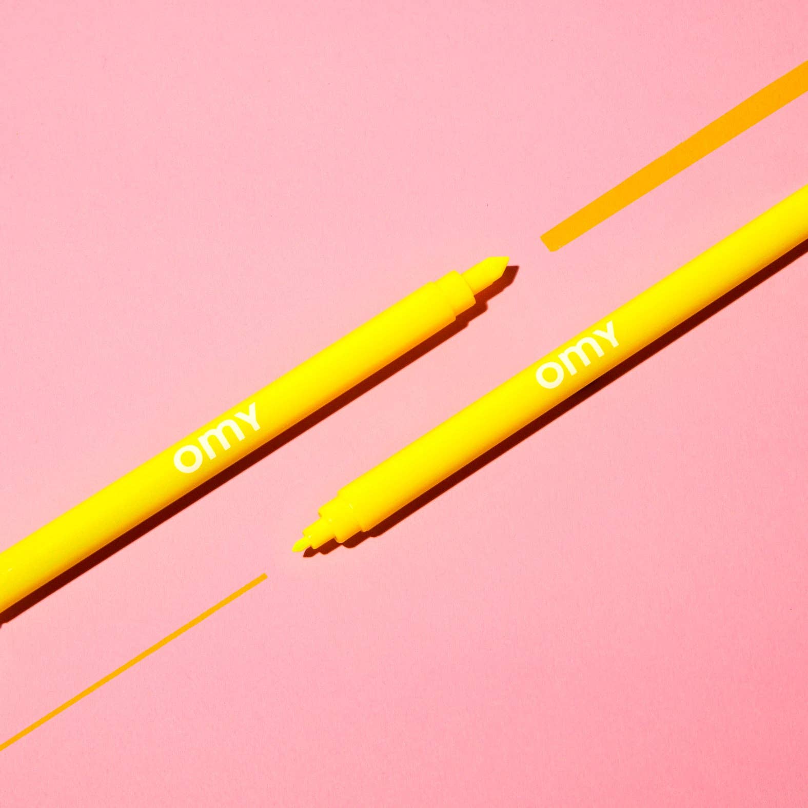 Neon Tuschpennor | 9 dubbeländade färgpennor