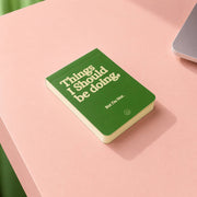 Anteckningsblock Mini - Things I should be doing - Grön | Helio Ferretti