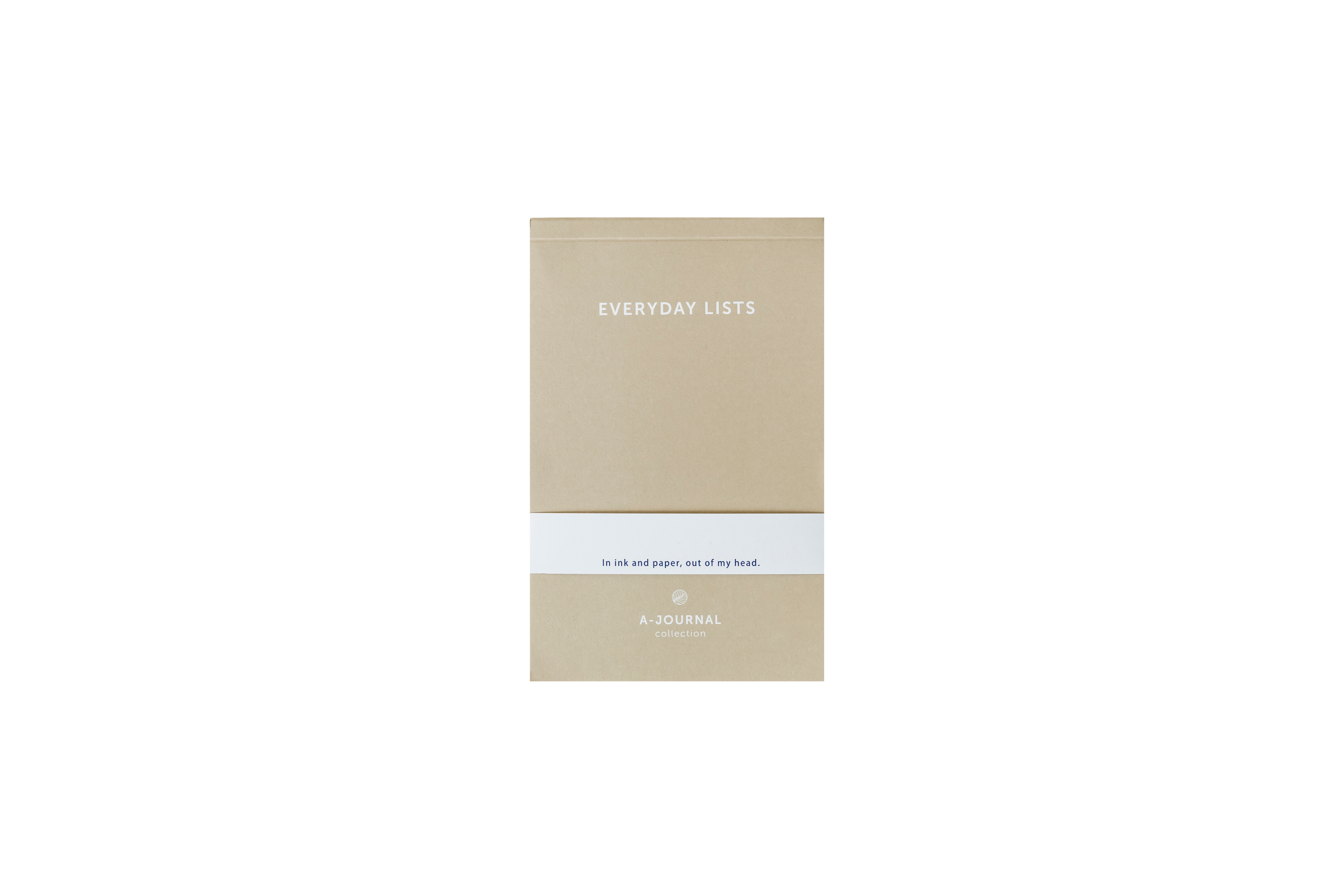 A- Journal | Every Day List | Beige