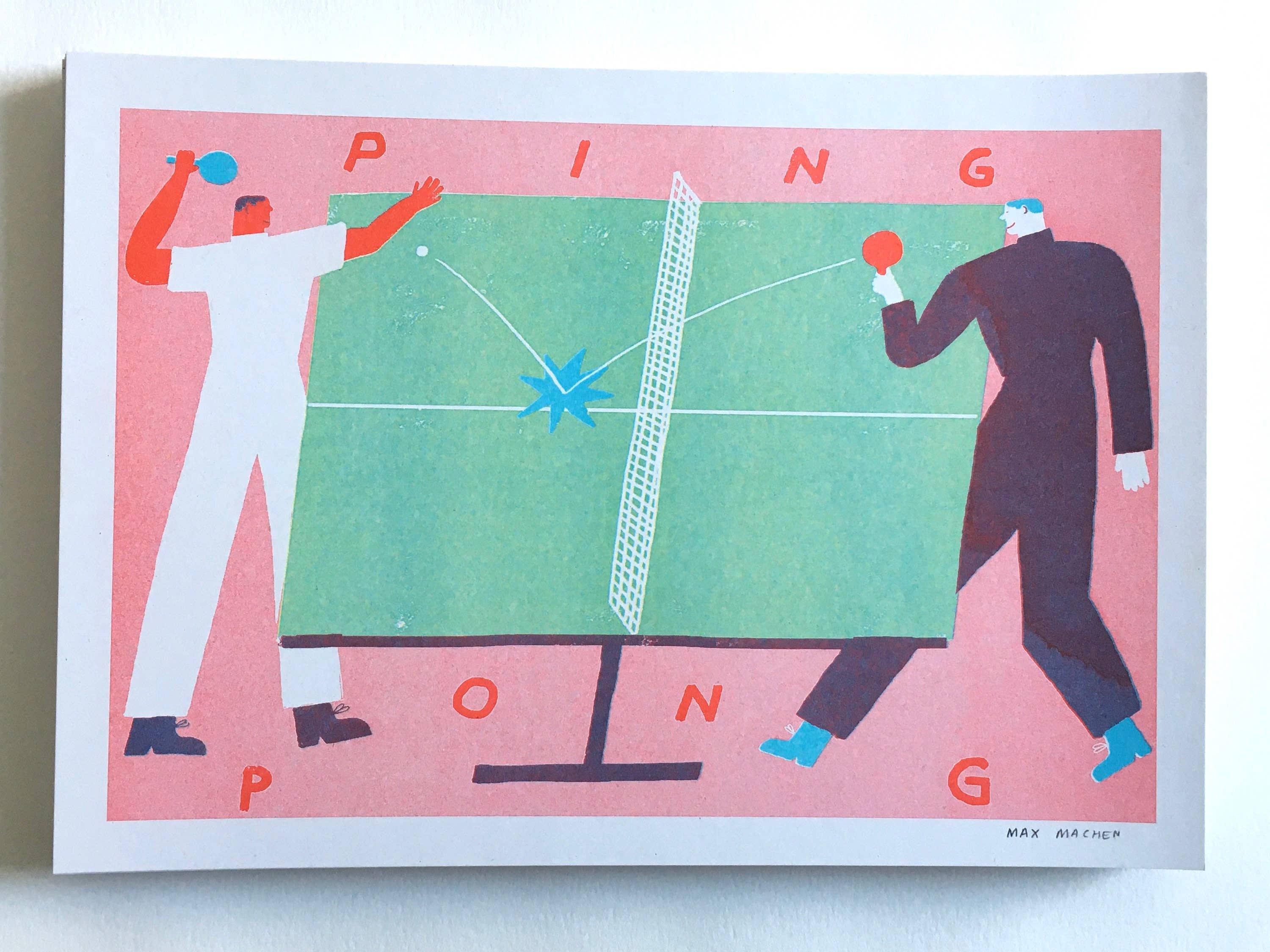 Ping Pong - Risograftryck