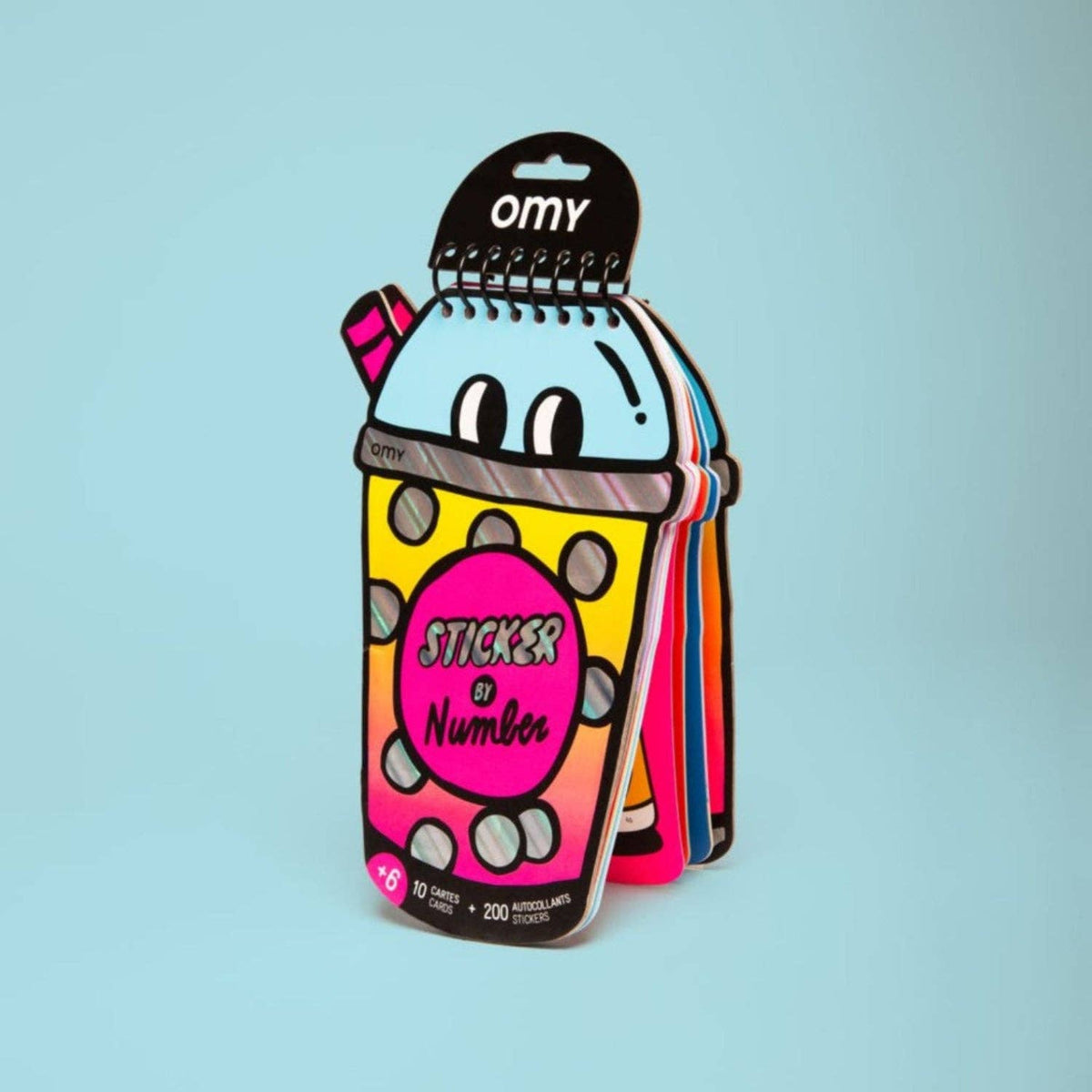 Aktivitetsbok med klistermärken – Bubble Tea | OMY