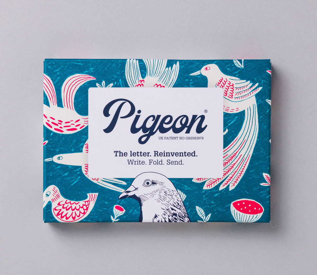 Fig &amp; Feather Pigeon – Vikbart Brevset med 6 Brev | Pigeon Posted