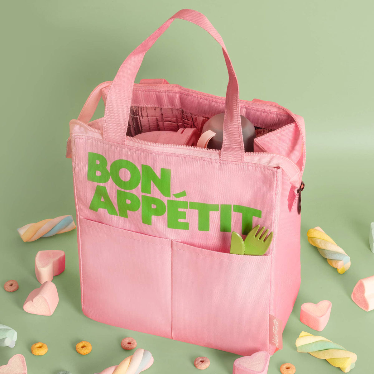 Lunchväska - Bon Appetit - Rosa | Helio Ferretti