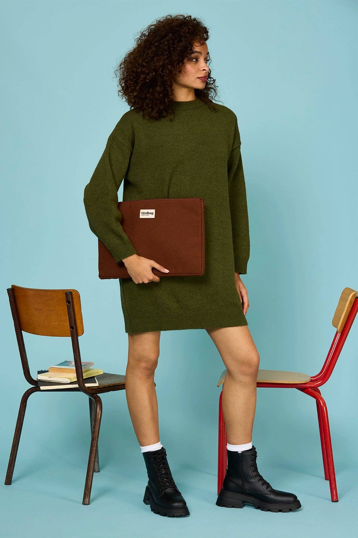 Ava Chocolate laptopfodral - Hindbag