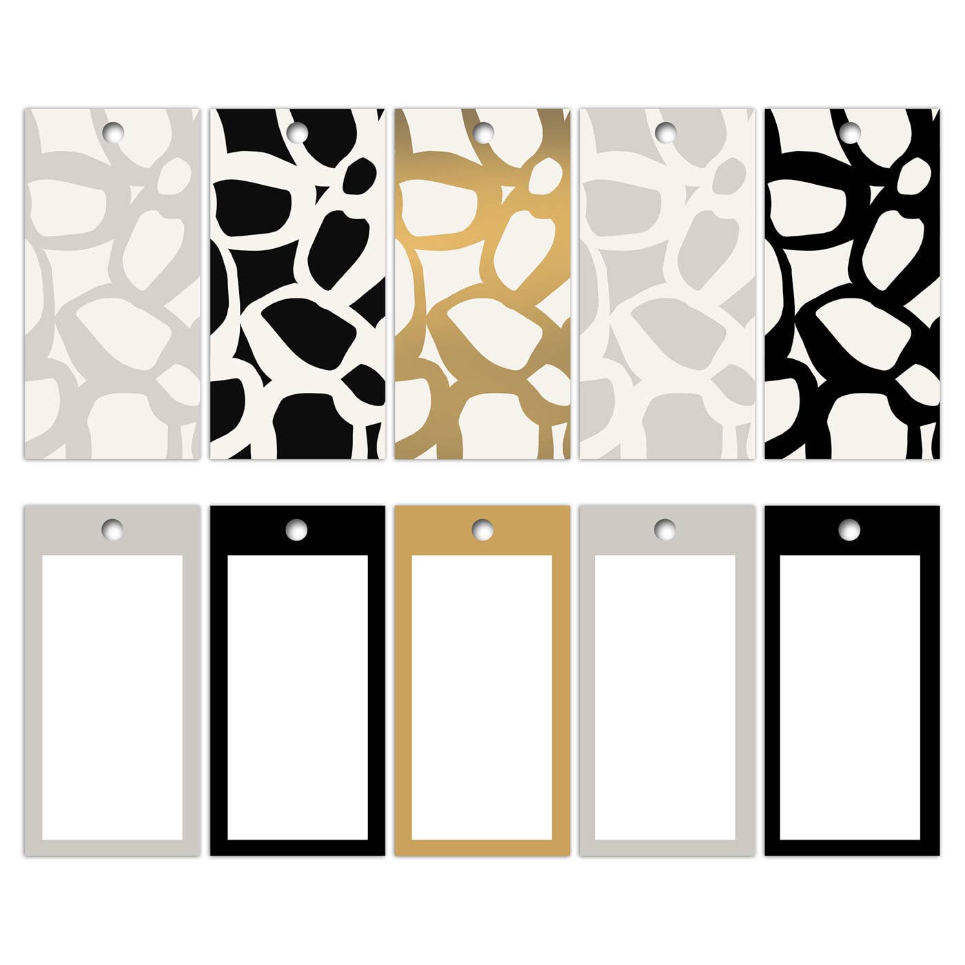Pebble Pattern - 5-PACK - Presentetiketter