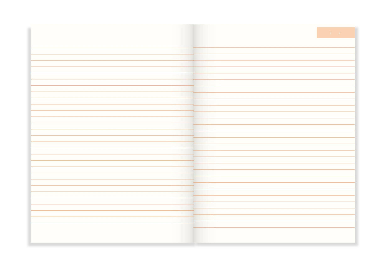 Anteckningsbok - Flow - A5 -Orange | A-journal
