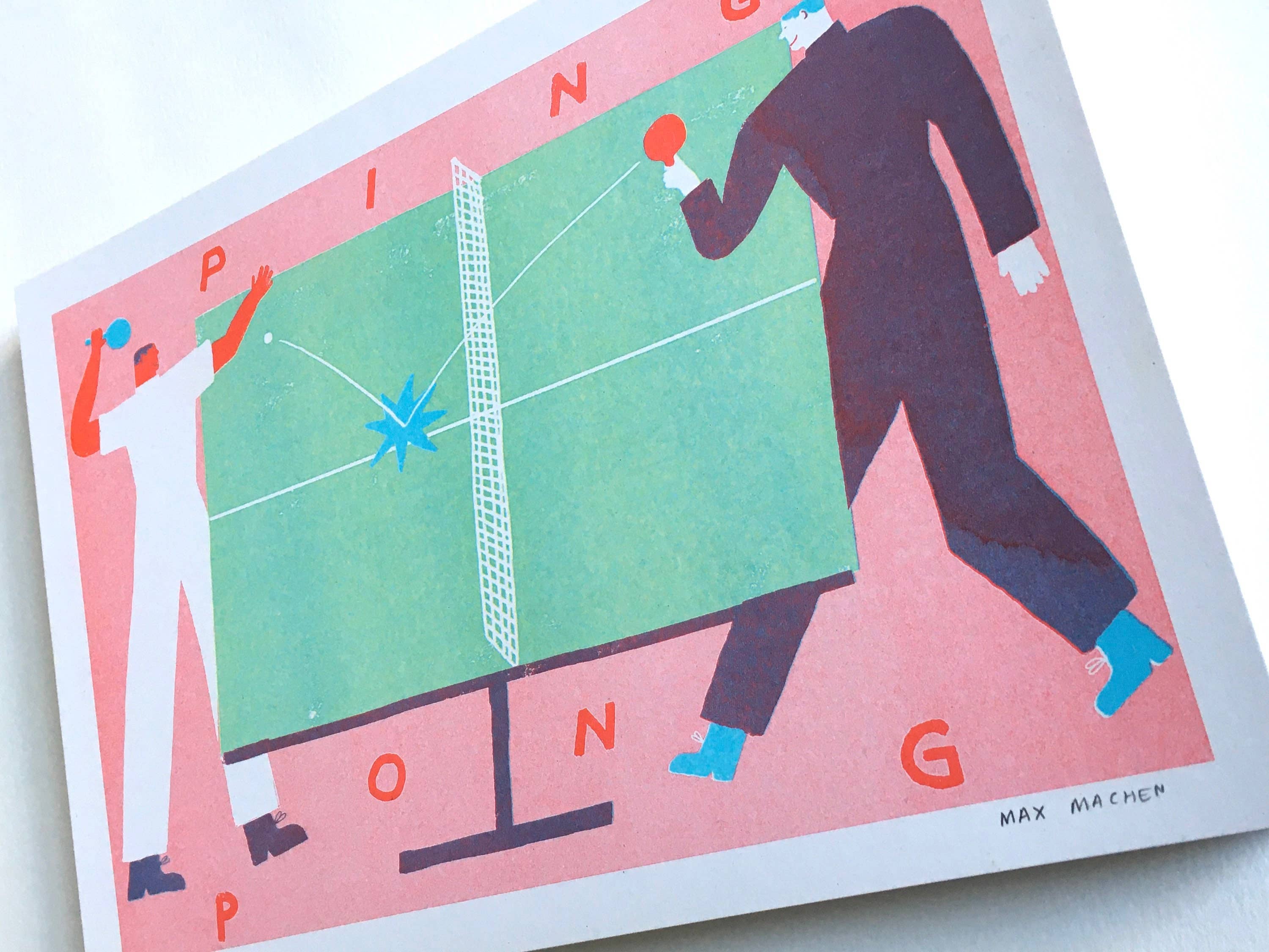Ping Pong - Risograftryck