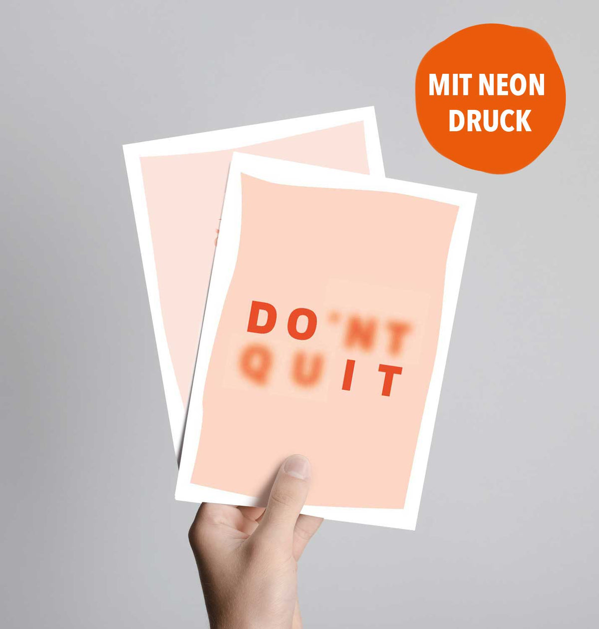 Don’t Quit – Peppande vykort | Fritzante