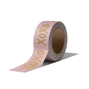 Washi Tape - XoXo Rosa med guldfolie | Studio Stationery