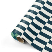 Colorblocking Duotone - Presentpapper - Teal / Turkos