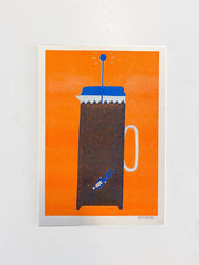 Coffee Diver – Risografitryck