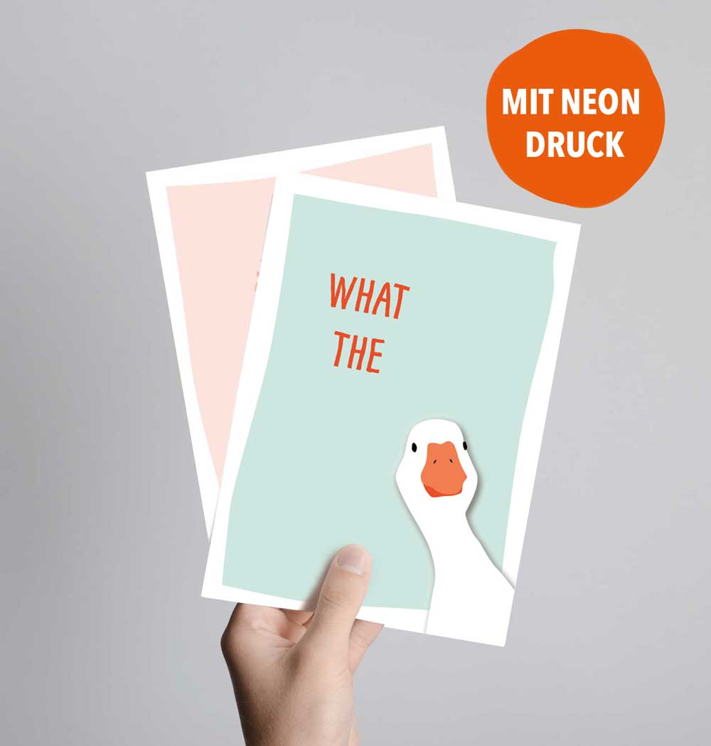 Vykort | What the Duck | Fritzante
