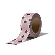 Washi Tape - Rosa med svarta fläckar | Studio Stationery