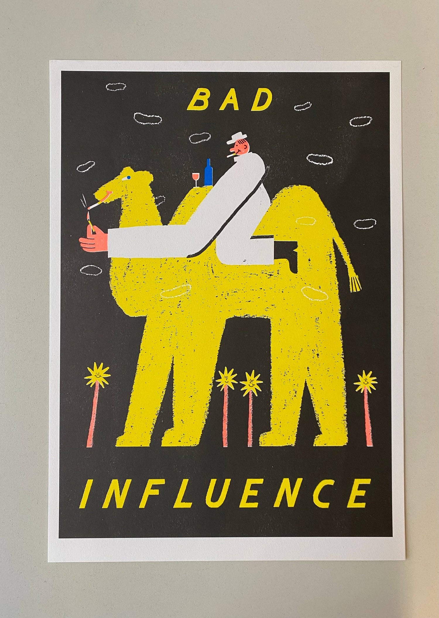 Bad Influence - Risografitryck