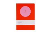 A4 Anteckningsbok - Cirkel Rosa Röd