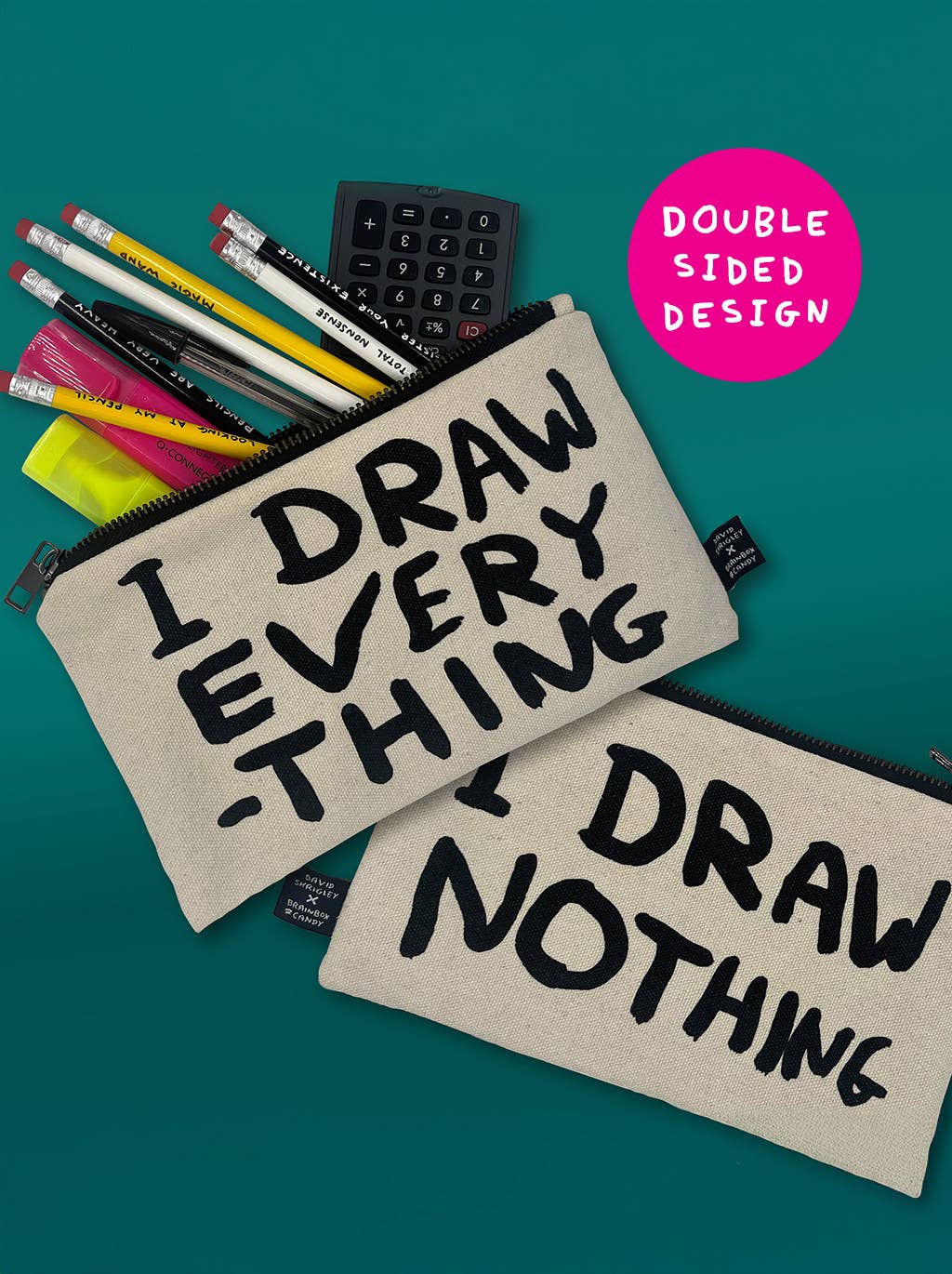 Pennfodral – I Draw Everything / I Draw Nothing | David Shrigley