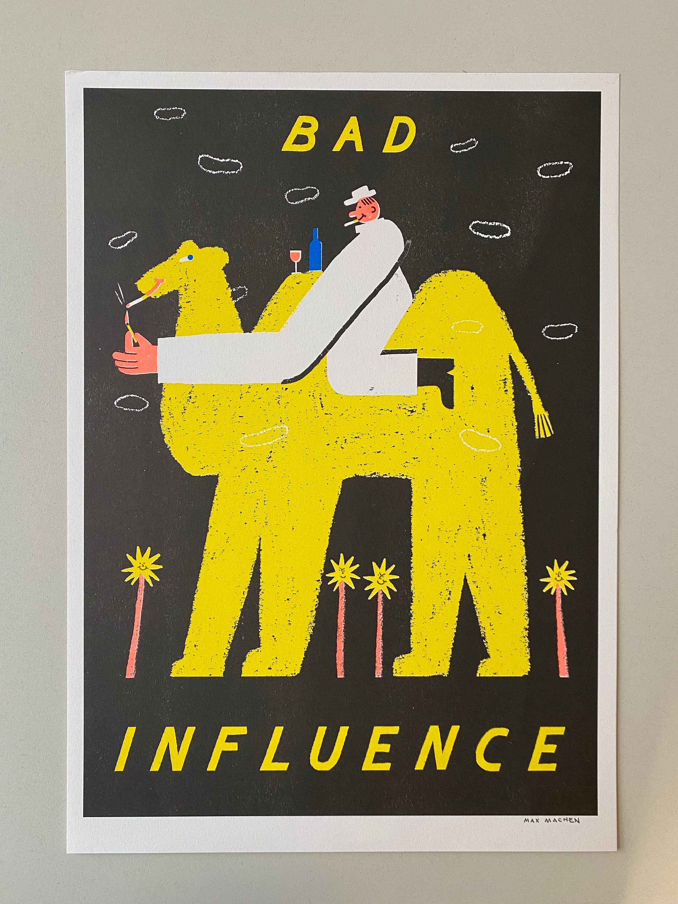 Bad Influence - Risografitryck