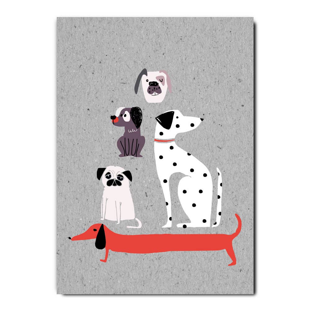 Vykort Hundpyramid – Gray Code | Fritzante