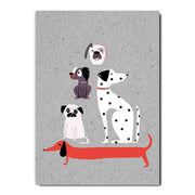 Vykort Hundpyramid – Gray Code | Fritzante