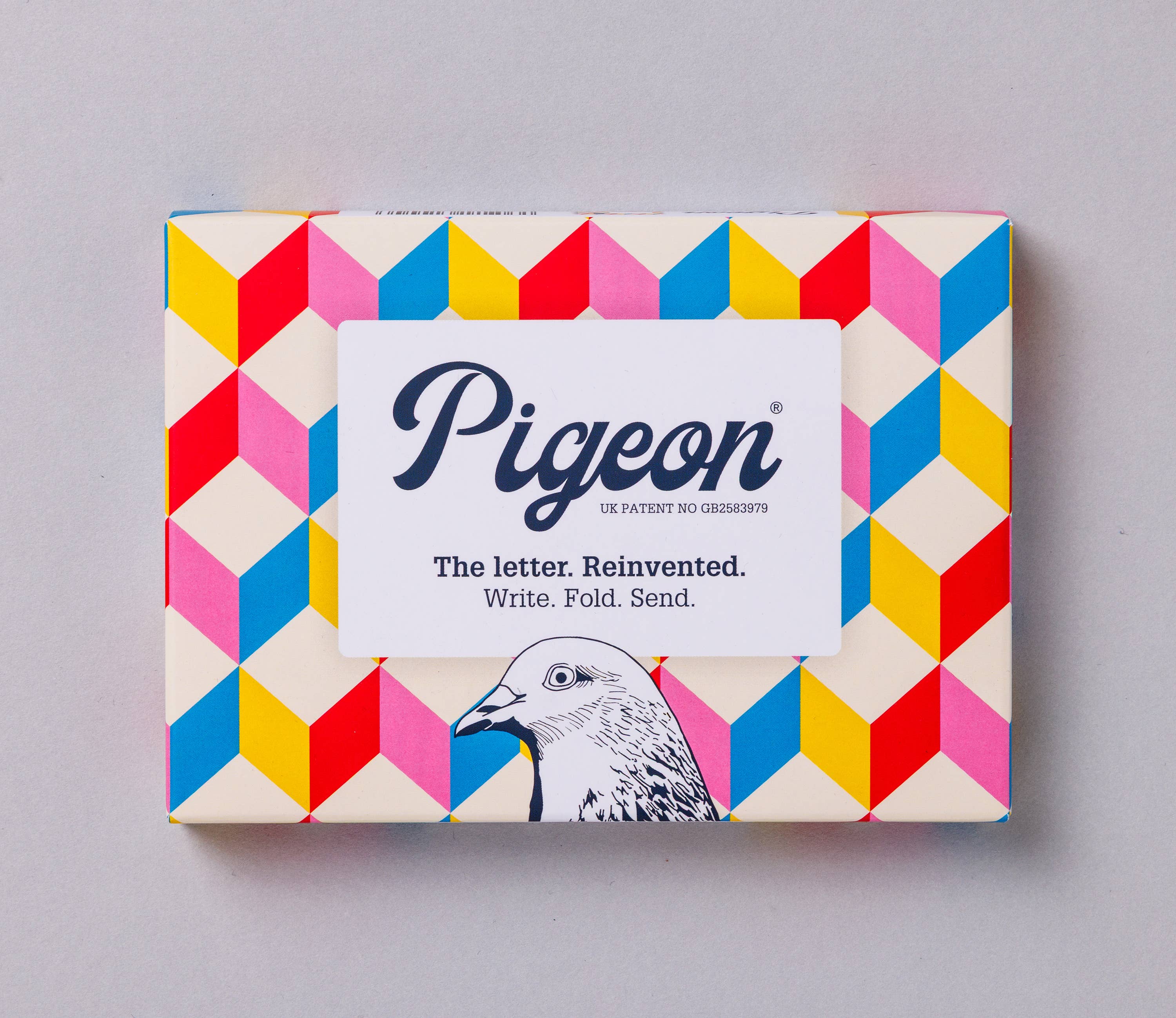 Urban Pigeon – Färgglatt Vikbart Brevset med 6 Brev