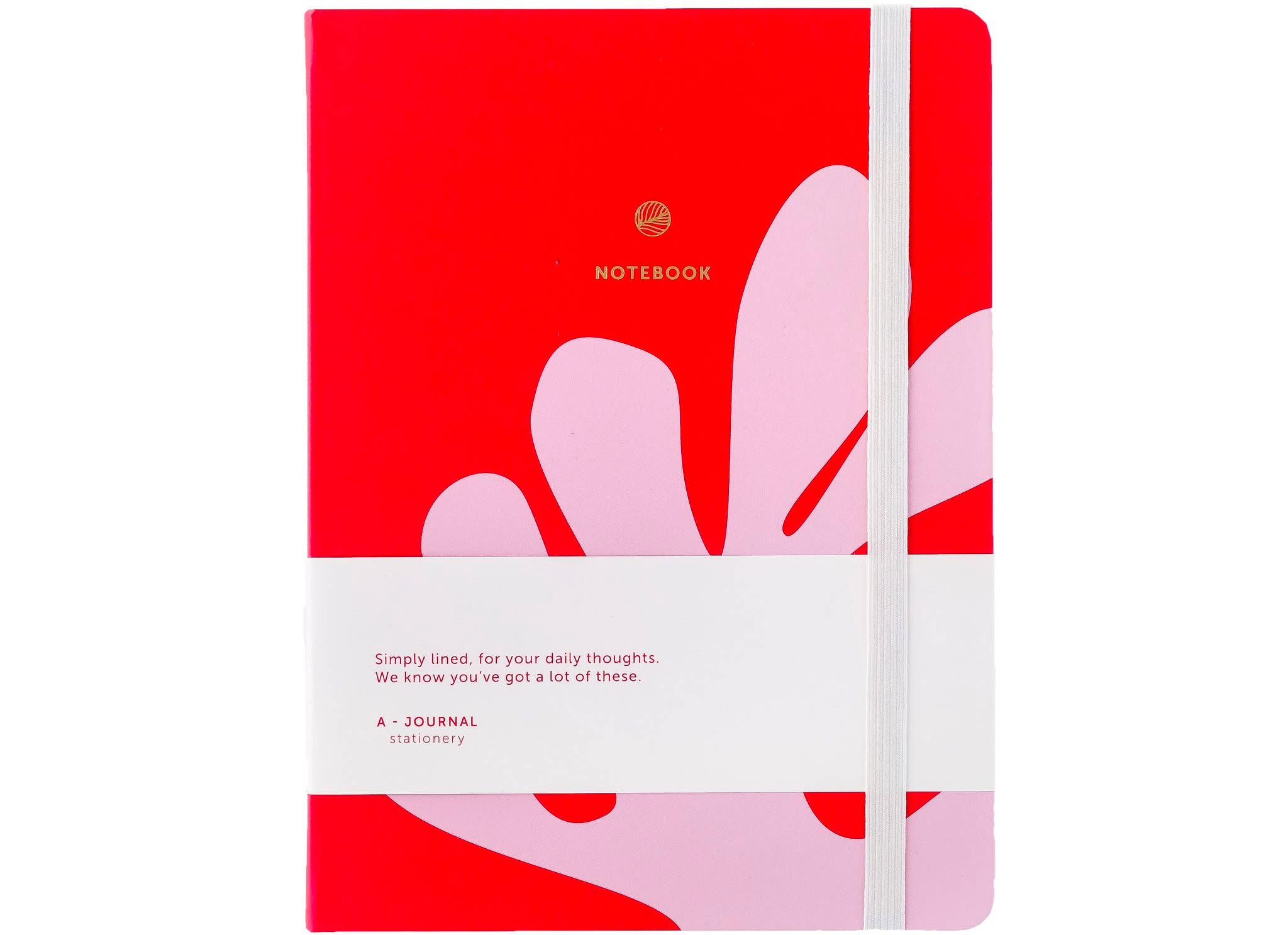 A-Journal Anteckningsbok - Arty - Röd Rosa