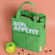 Lunchväska - Bon Appetit - Grön | Helio Ferretti