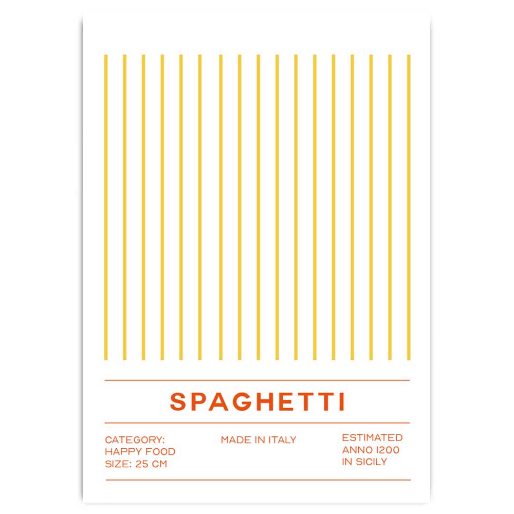 Vykort Spaghetti – Dolce Vita | Fritzante