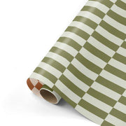 Colorblocking Duotone - Presentpapper - Olive / Rost