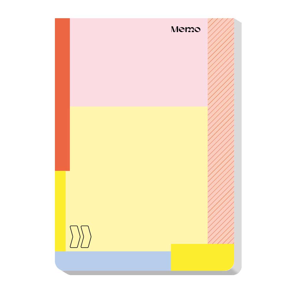 Grafiskt memoblock A6