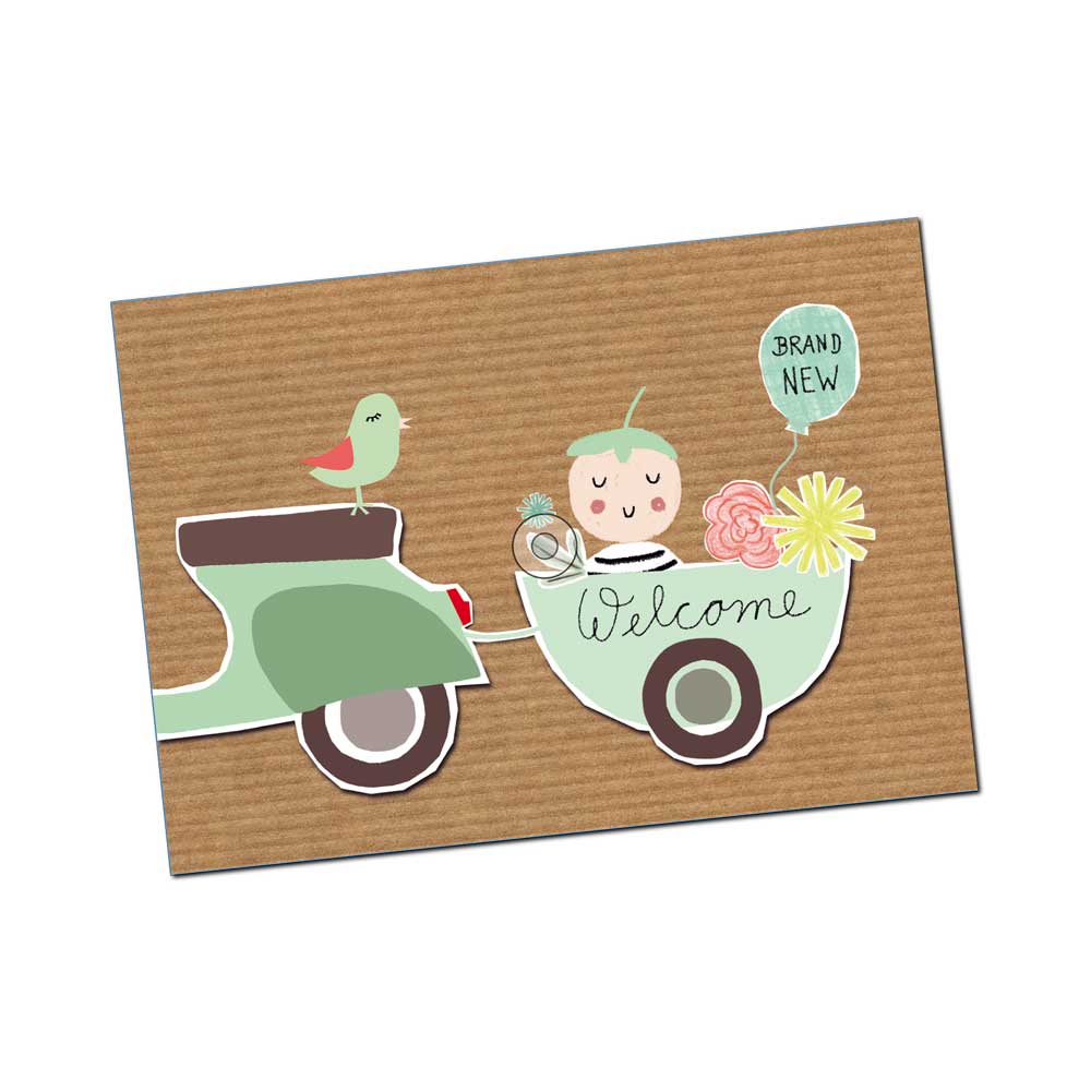 Welcome Baby – Babykort | Fritzante