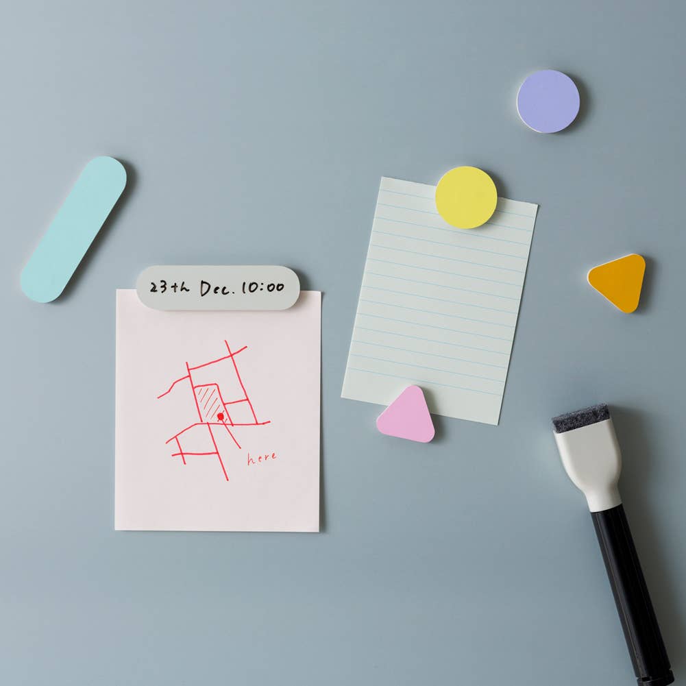 MEMO MAGNET MIX – Återanvändbar pappersmagnet