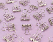 Pappersklämmor Silver 5-pack