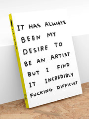 David Shrigley Skissbok A5 – Be An Artist