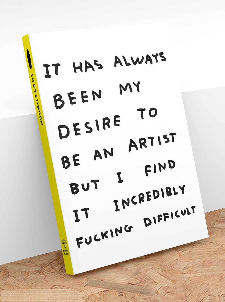 David Shrigley Skissbok A5 – Be An Artist