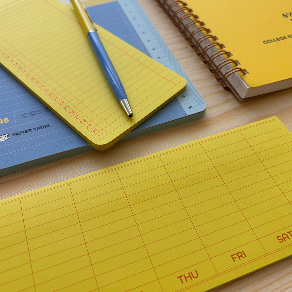 Penco Monthly Sticky Memo Pad