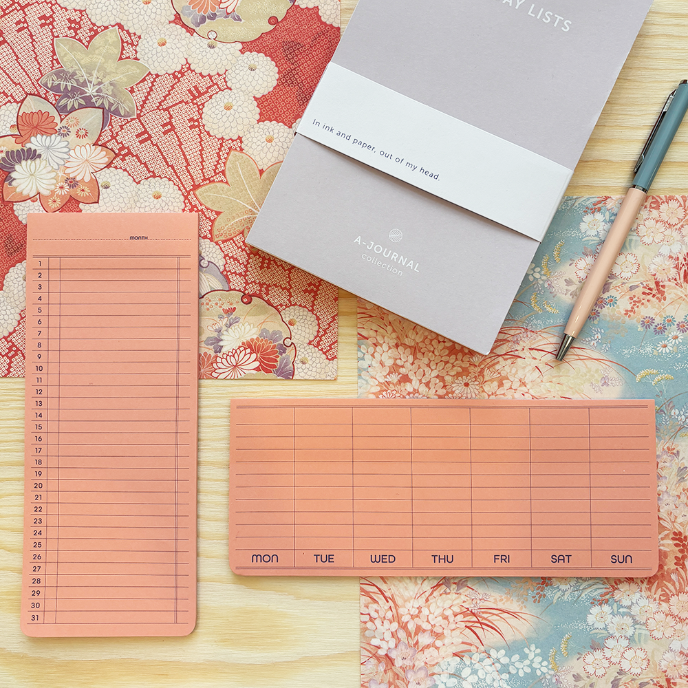 Penco Monthly Sticky Memo Pad