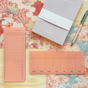 Penco Weekly Sticky Memo Pad